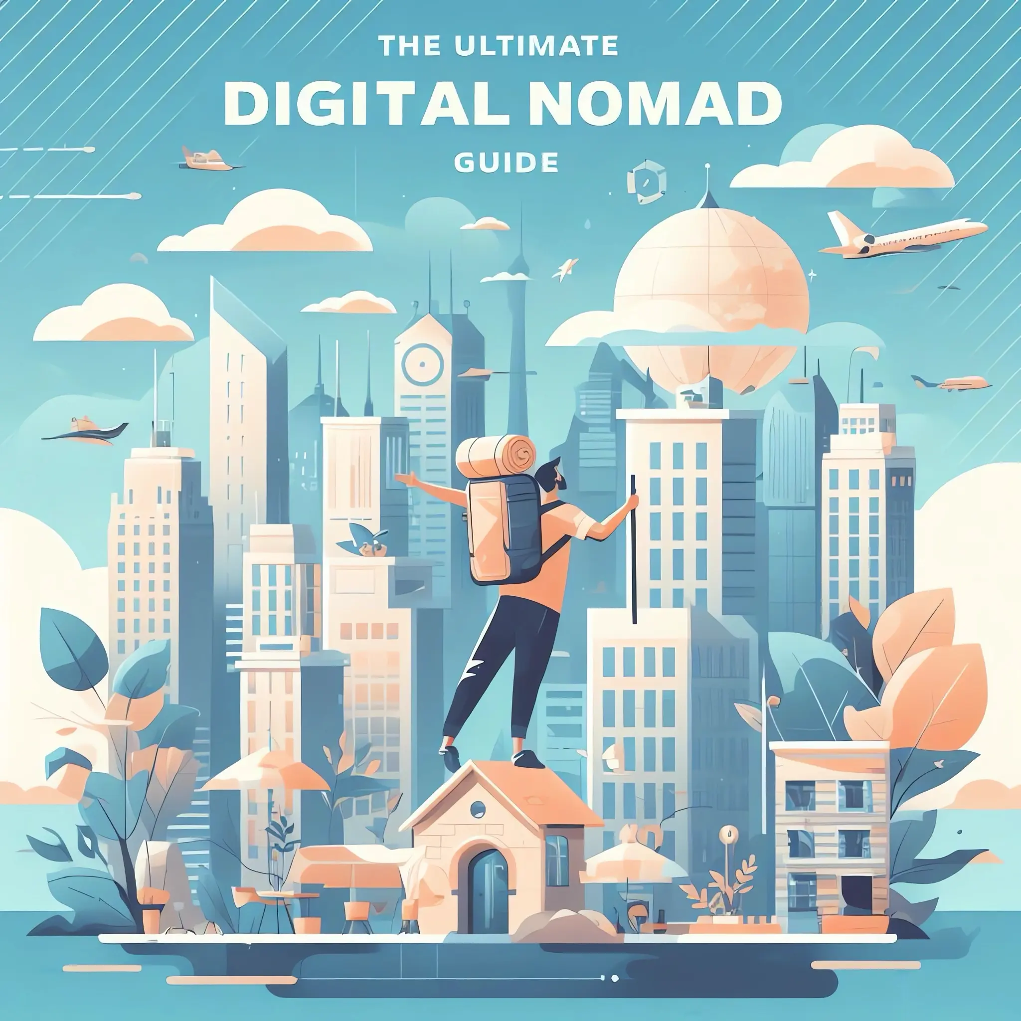 Digital Nomad guide illustration